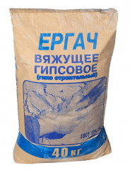Гипс строительный (алебастр) Г-5 40кг Ергач
